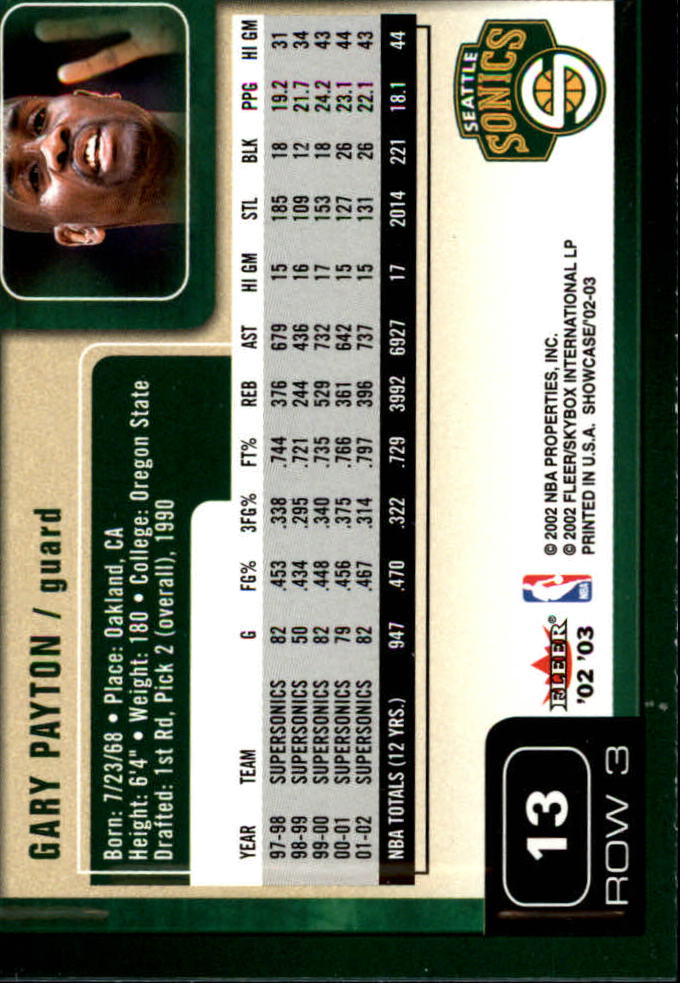 2002/2003 Fleer Showcase Basketball - Picture 25 of 213
