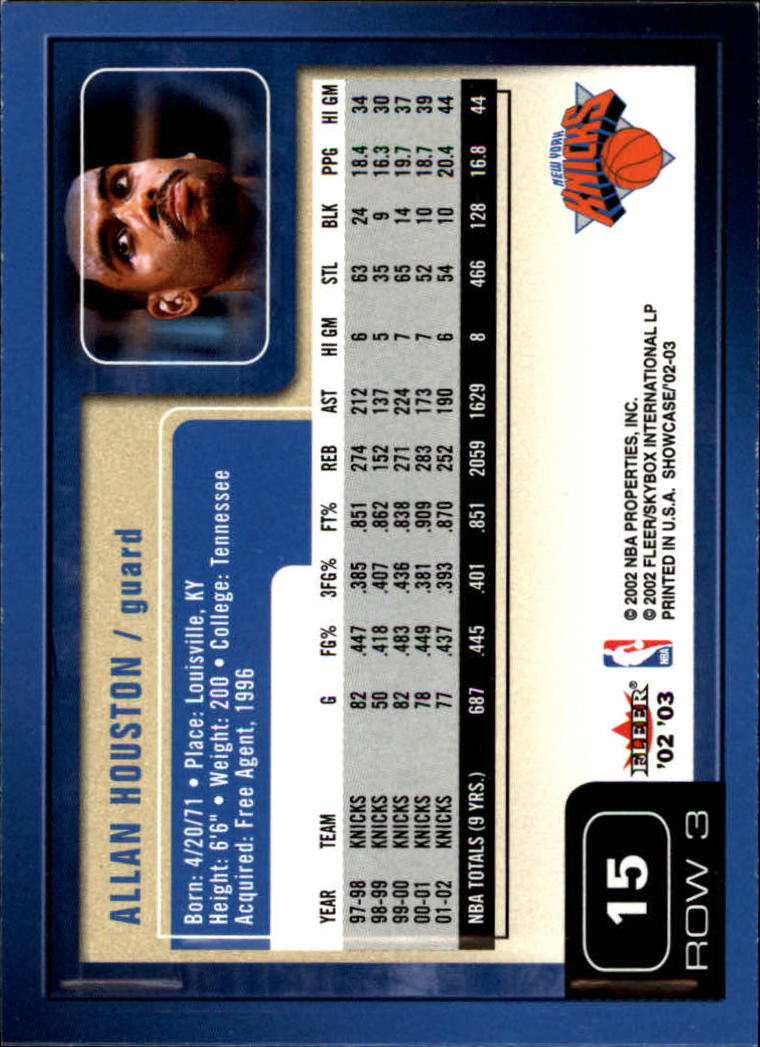 2002/2003 Fleer Showcase Basketball - Picture 29 of 213
