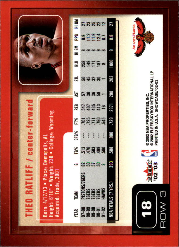 2002/2003 Fleer Showcase Basketball - Picture 35 of 213