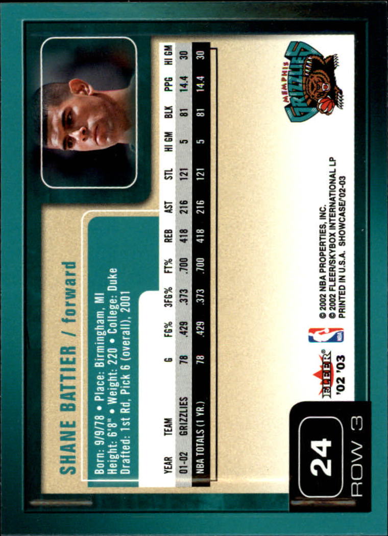 2002/2003 Fleer Showcase Basketball - Picture 47 of 213