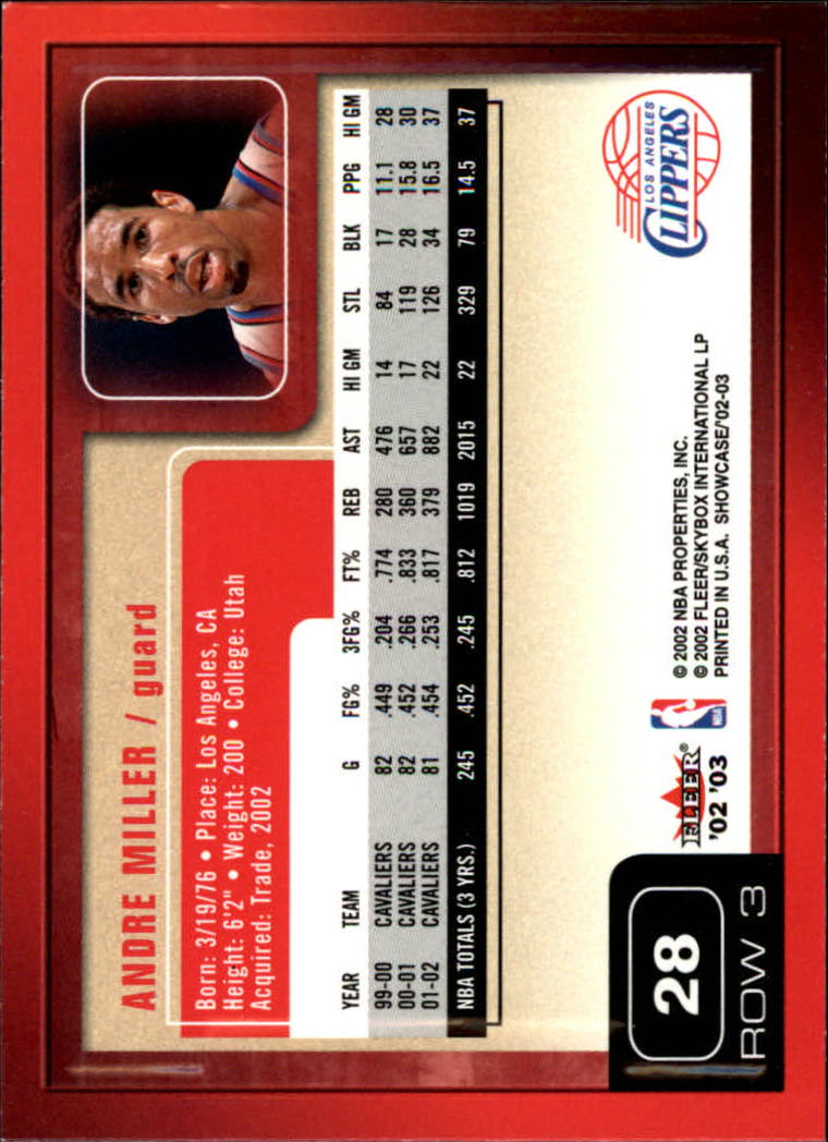 2002/2003 Fleer Showcase Basketball - Picture 55 of 213