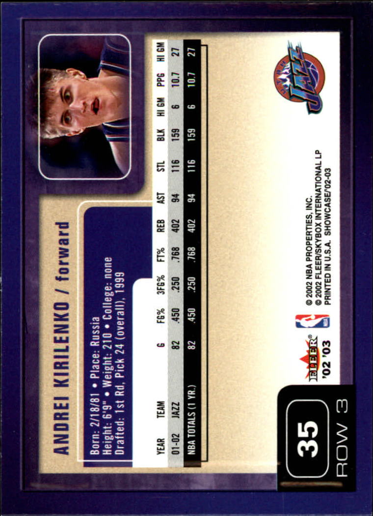 2002/2003 Fleer Showcase Basketball - Picture 69 of 213