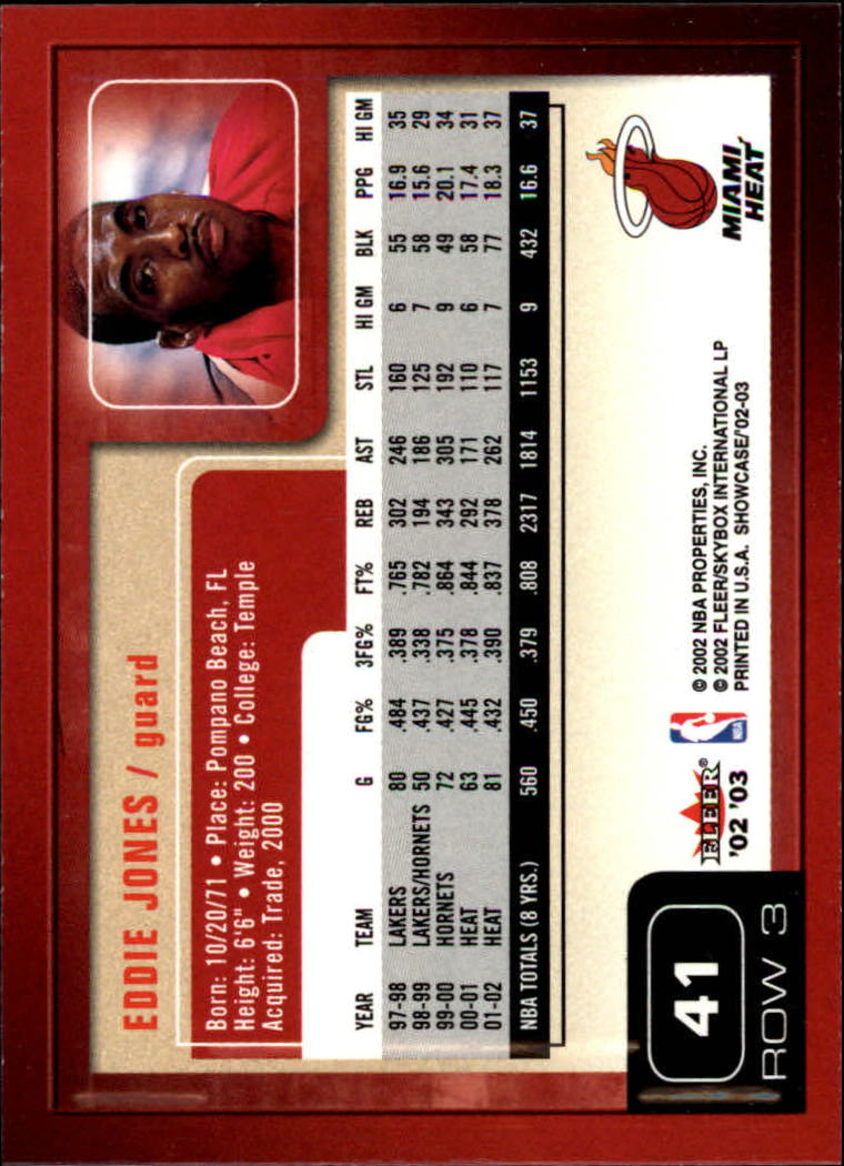 2002/2003 Fleer Showcase Basketball - Picture 81 of 213