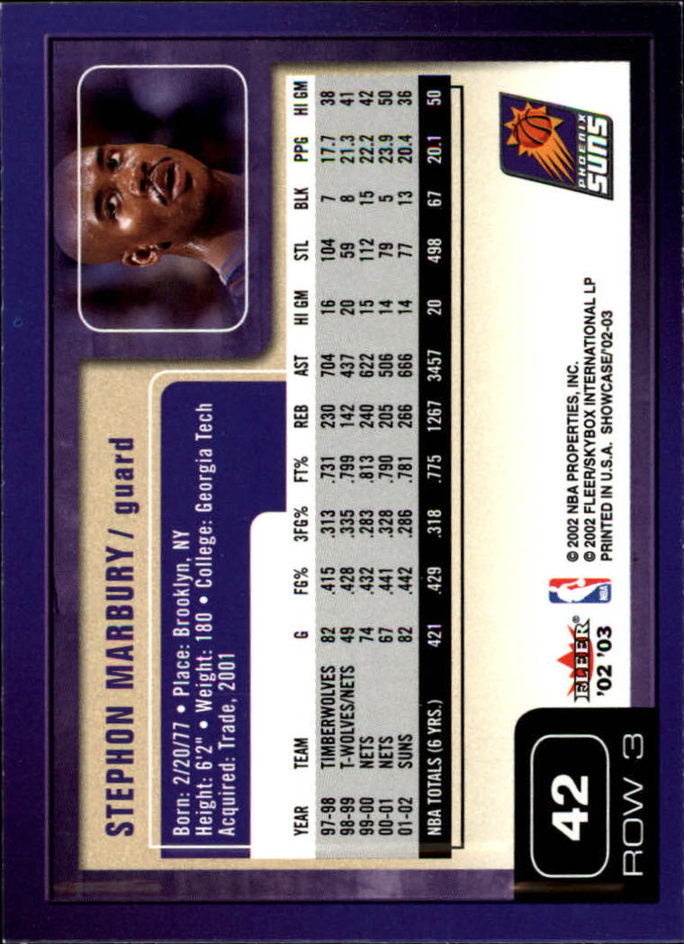 2002/2003 Fleer Showcase Basketball - Picture 83 of 213