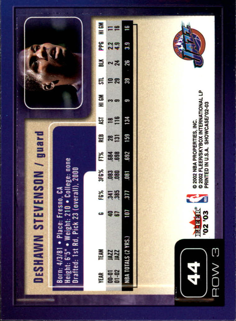 2002/2003 Fleer Showcase Basketball - Picture 87 of 213