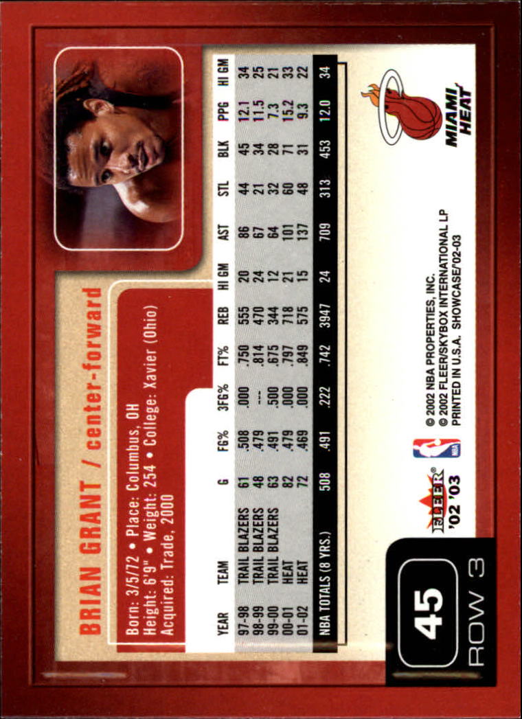 2002/2003 Fleer Showcase Basketball - Picture 89 of 213