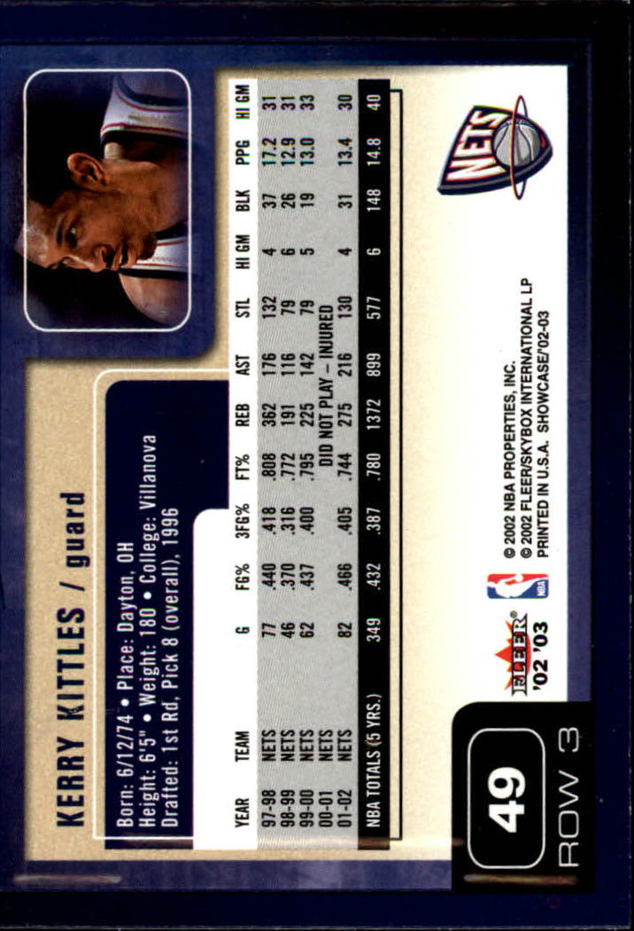 2002/2003 Fleer Showcase Basketball - Picture 97 of 213
