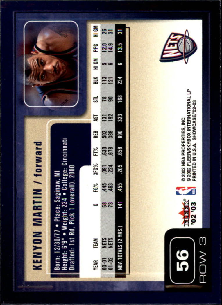 2002/2003 Fleer Showcase Basketball - Picture 111 of 213