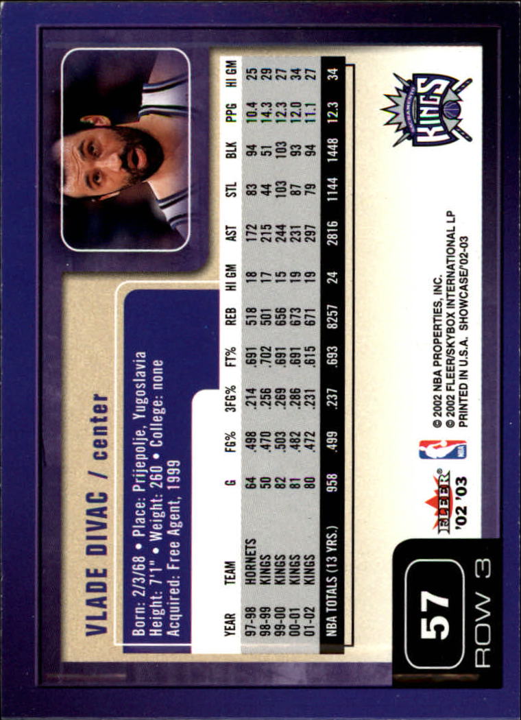 2002/2003 Fleer Showcase Basketball - Picture 113 of 213