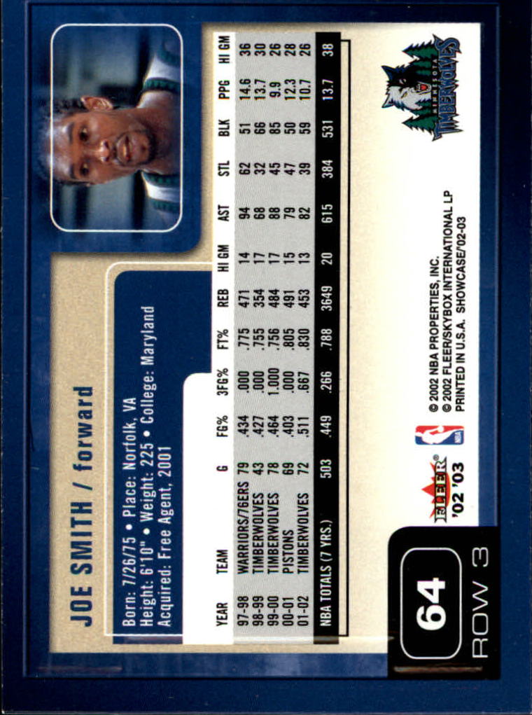 2002/2003 Fleer Showcase Basketball - Picture 127 of 213