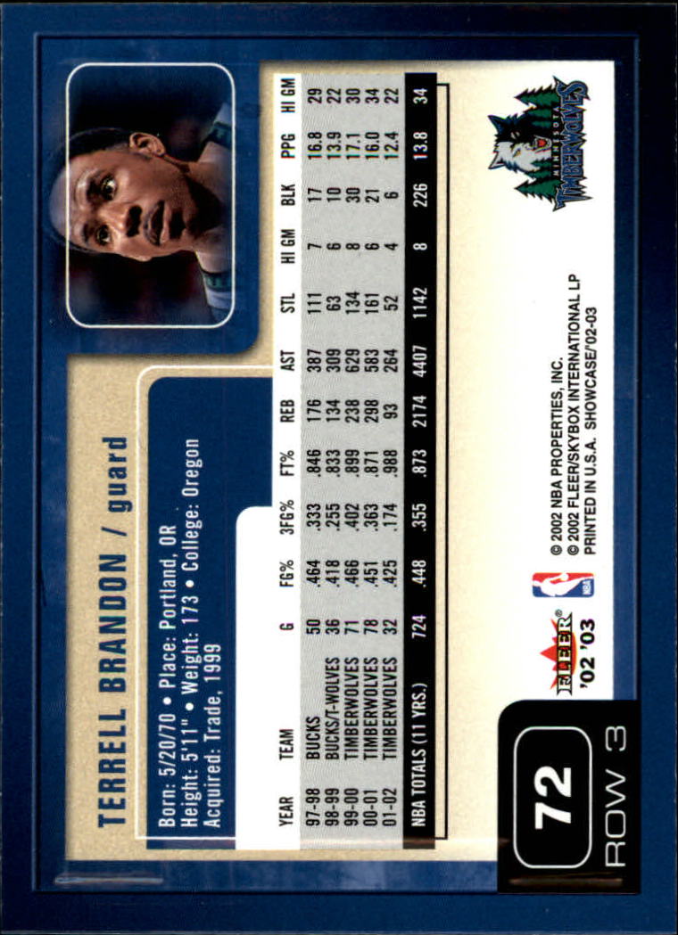 2002/2003 Fleer Showcase Basketball - Picture 143 of 213
