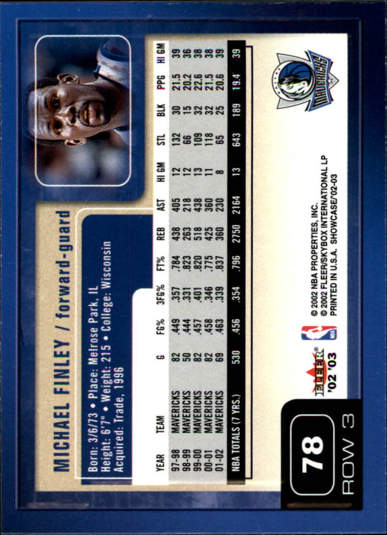 2002/2003 Fleer Showcase Basketball - Picture 155 of 213