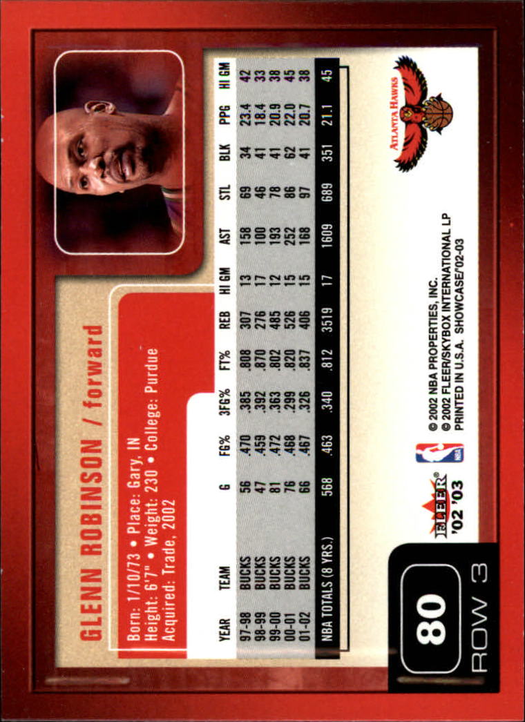 2002/2003 Fleer Showcase Basketball - Picture 159 of 213