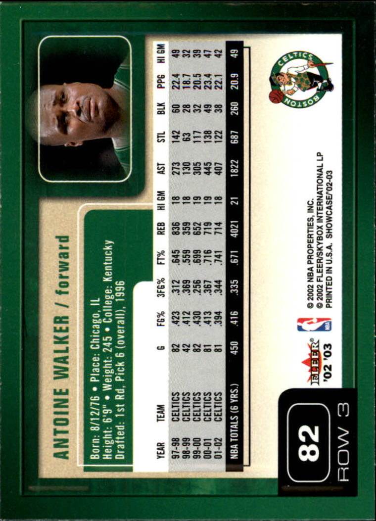 2002/2003 Fleer Showcase Basketball - Picture 163 of 213