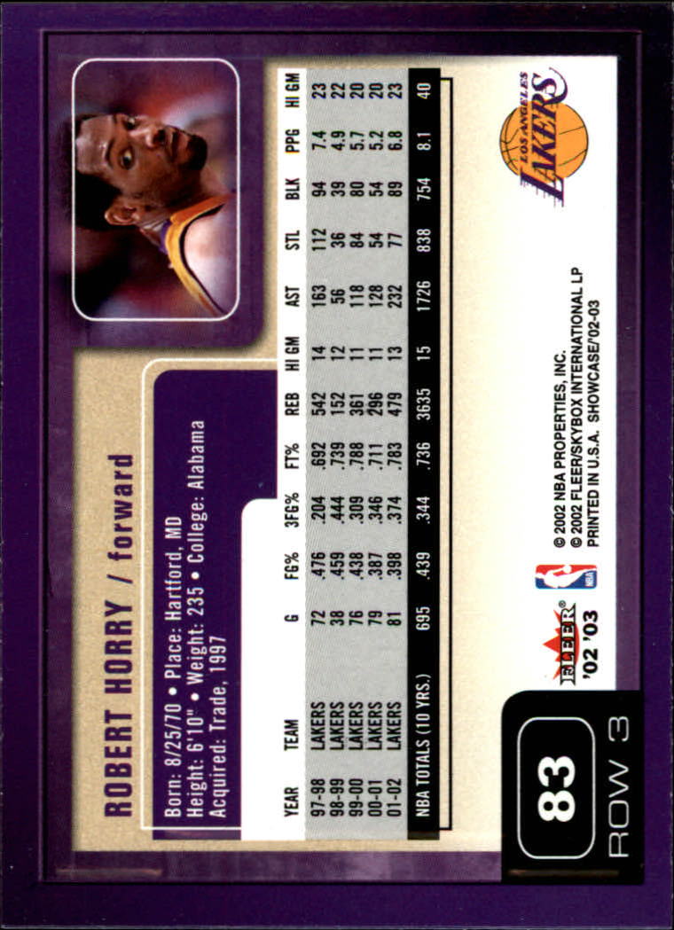 2002/2003 Fleer Showcase Basketball - Picture 165 of 213