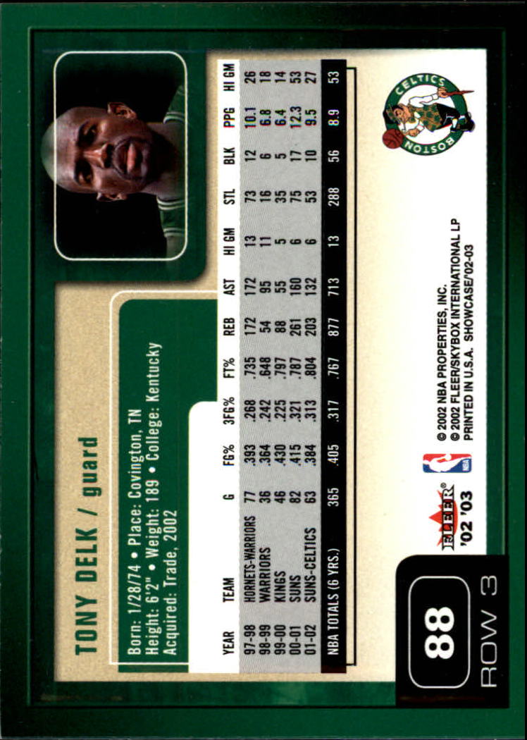 2002/2003 Fleer Showcase Basketball - Picture 175 of 213