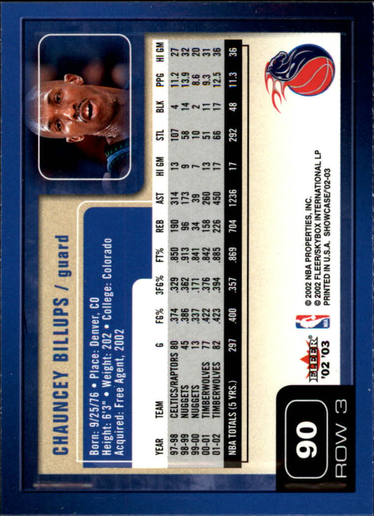 2002/2003 Fleer Showcase Basketball - Picture 179 of 213