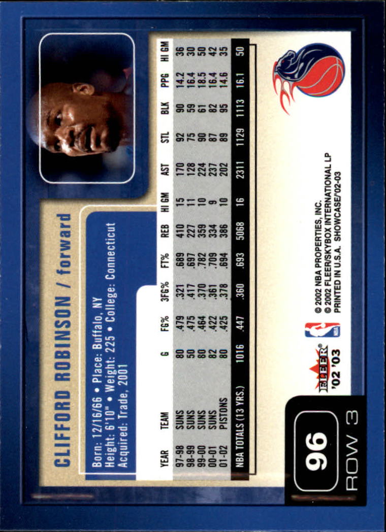 2002/2003 Fleer Showcase Basketball - Picture 191 of 213