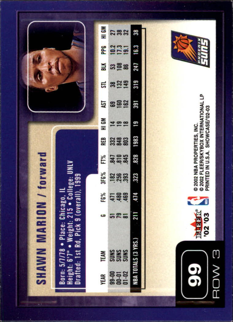 2002/2003 Fleer Showcase Basketball - Picture 197 of 213