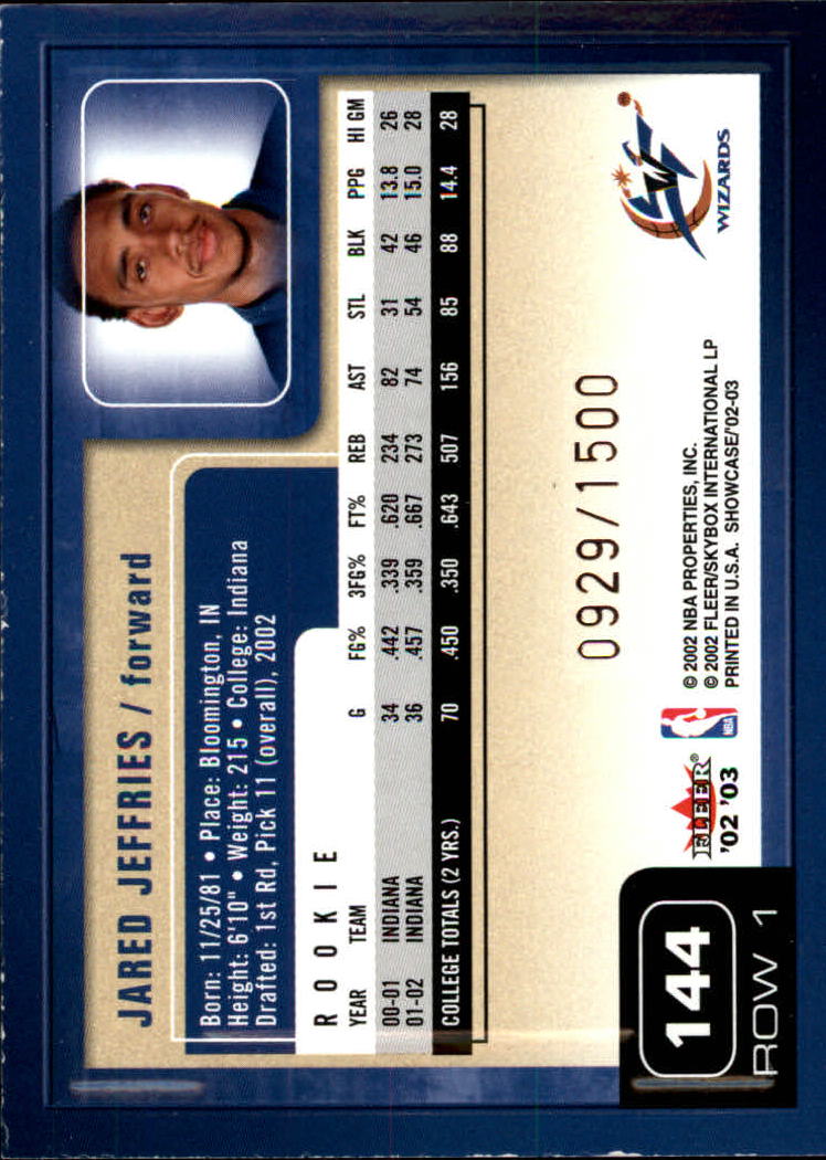 2002/2003 Fleer Showcase Basketball - Picture 205 of 213