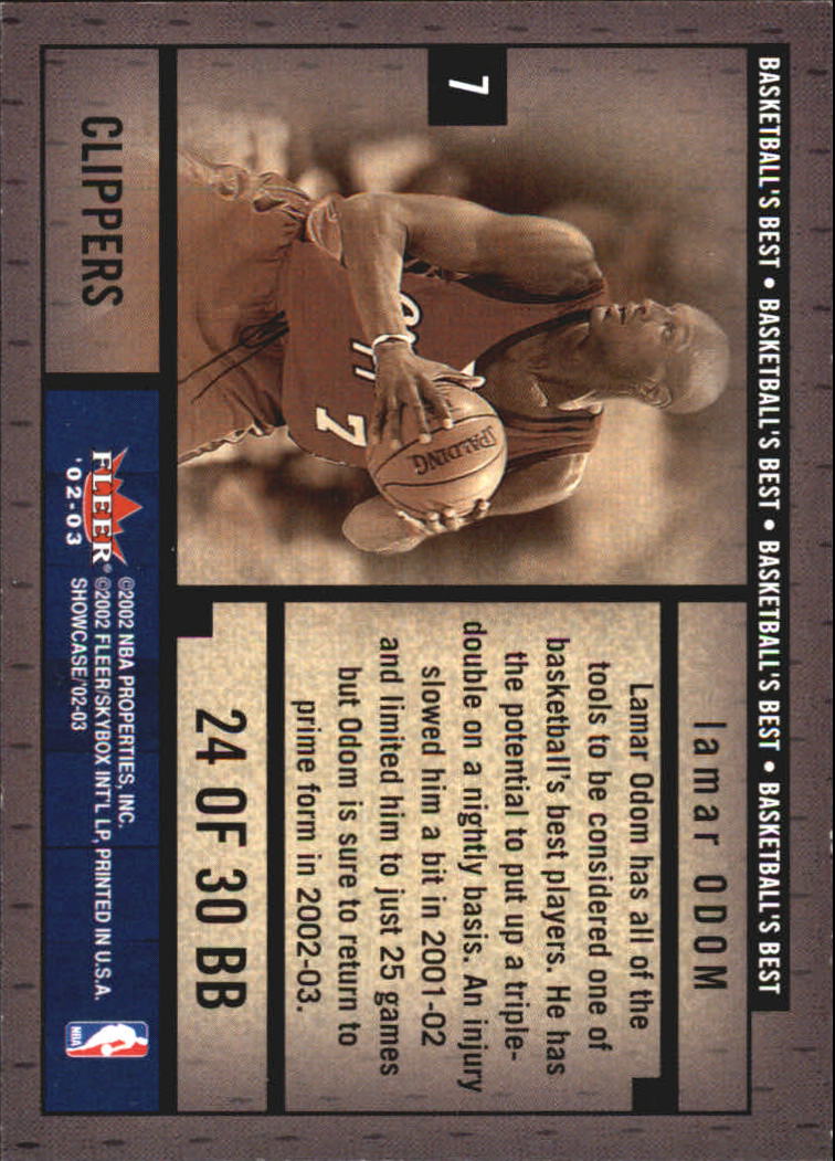 2002/2003 Fleer Showcase Basketball - Picture 211 of 213