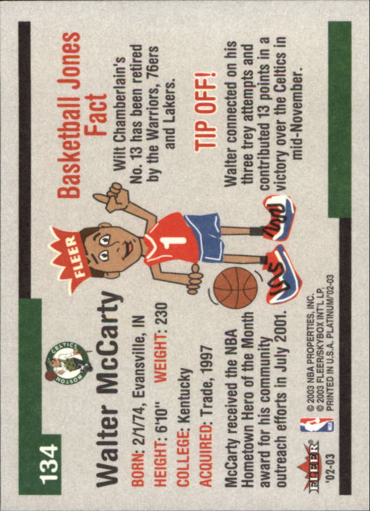 2002/2003 Fleer Platinum Basketball - Picture 259 of 362
