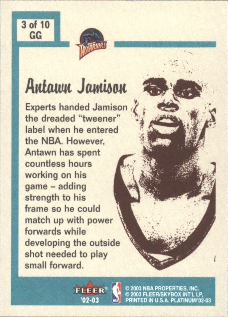 2002/2003 Fleer Platinum Basketball - Picture 341 of 362