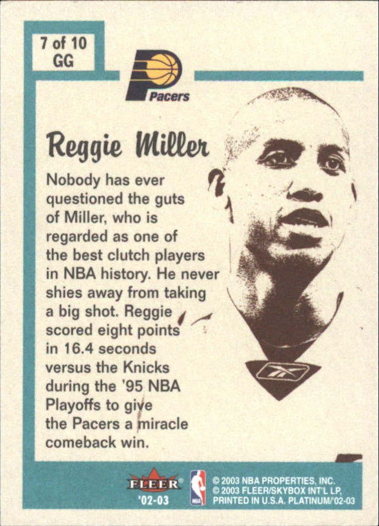 2002/2003 Fleer Platinum Basketball - Picture 347 of 362