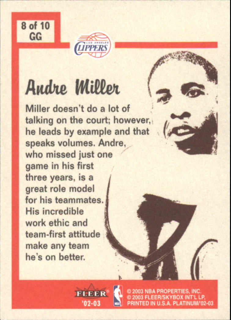 2002/2003 Fleer Platinum Basketball - Picture 349 of 362