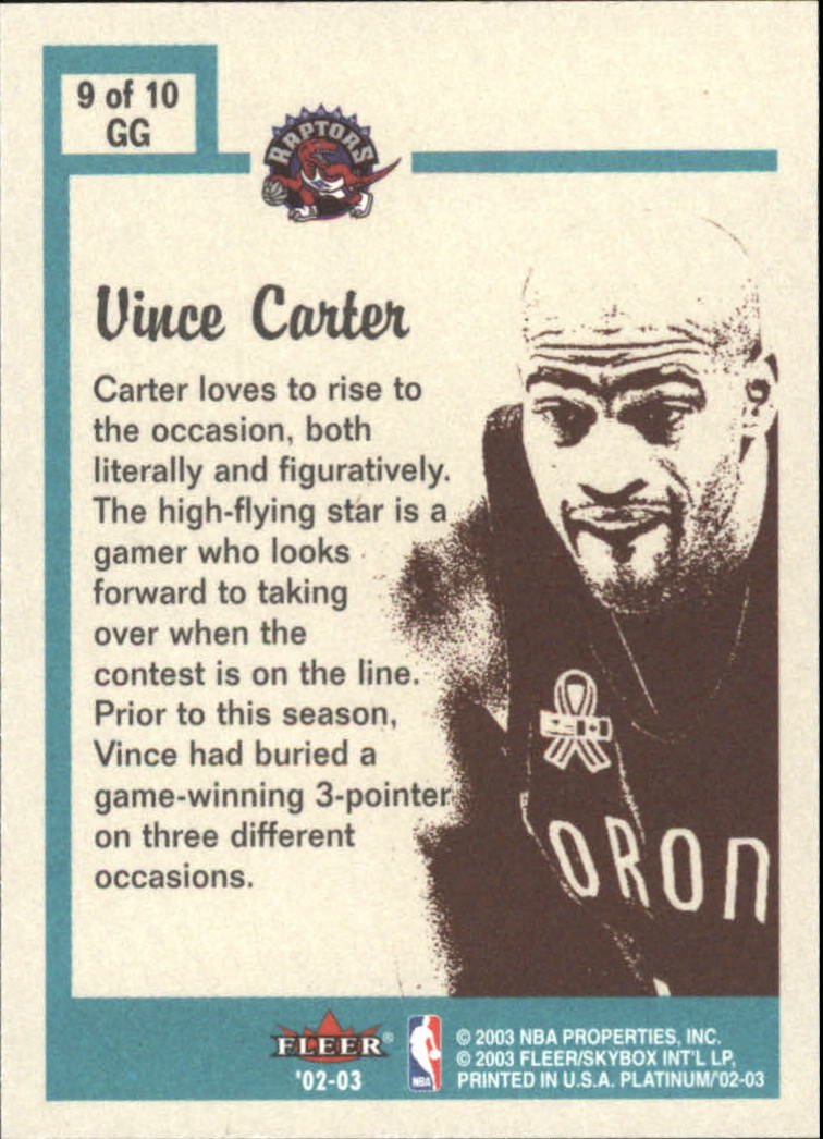 2002/2003 Fleer Platinum Basketball - Picture 351 of 362