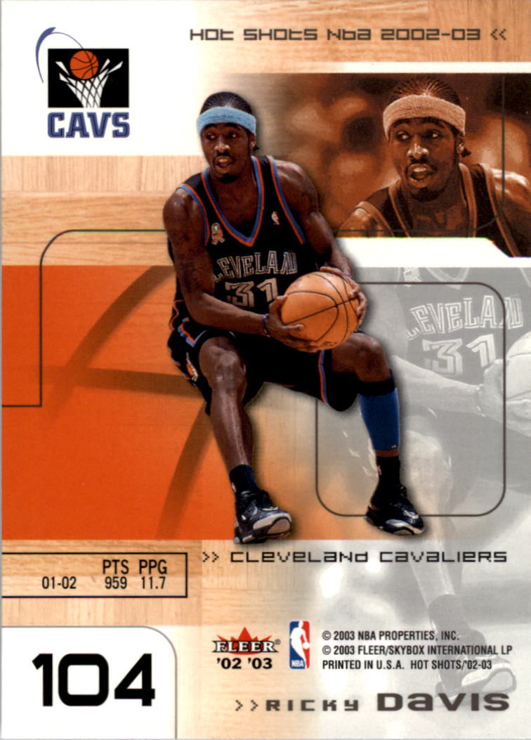 2002/2003 Fleer Hot Shots Basketball - Picture 49 of 83