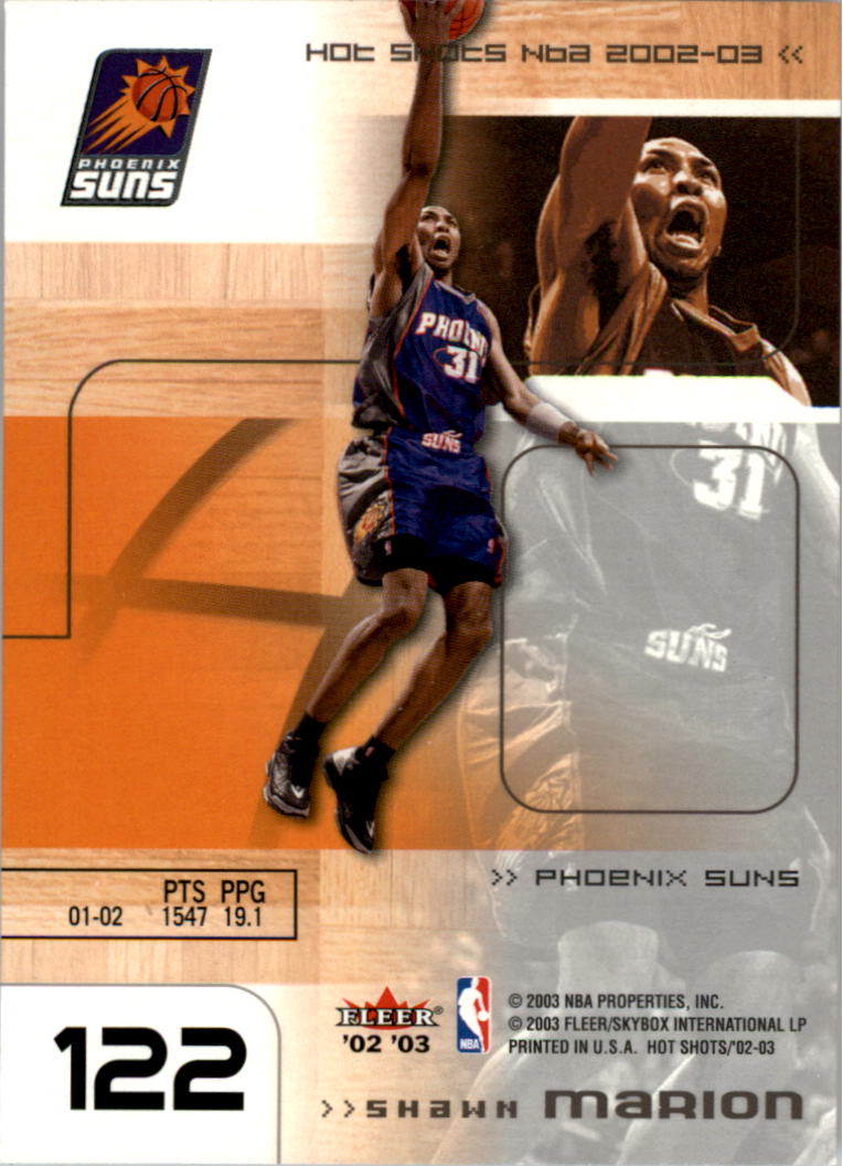 2002/2003 Fleer Hot Shots Basketball - Picture 55 of 83