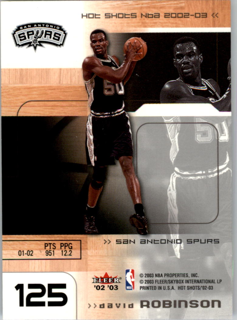 2002/2003 Fleer Hot Shots Basketball - Picture 57 of 83