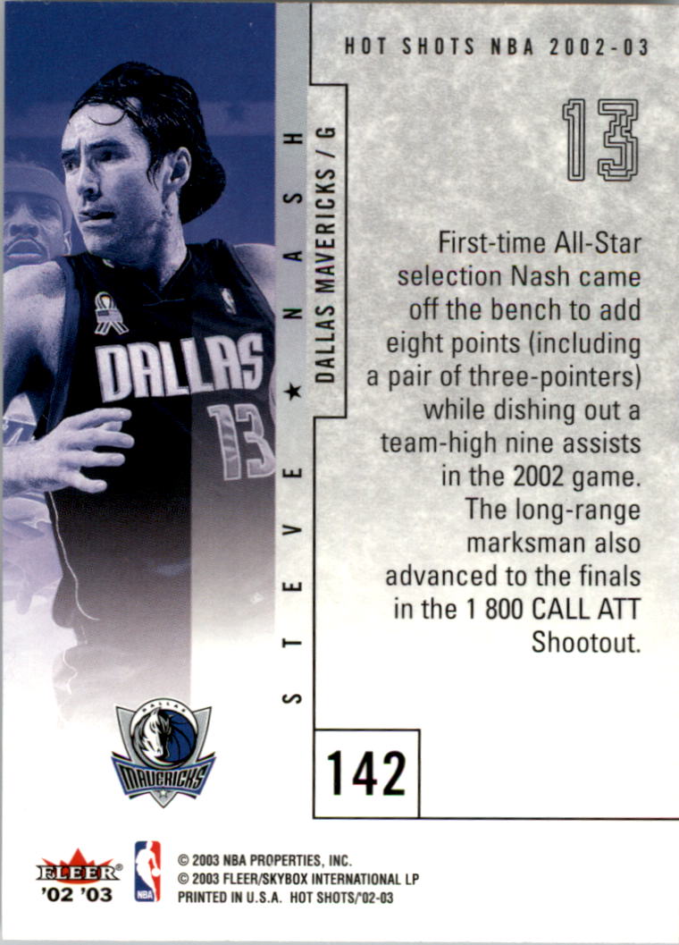 2002/2003 Fleer Hot Shots Basketball - Picture 63 of 83