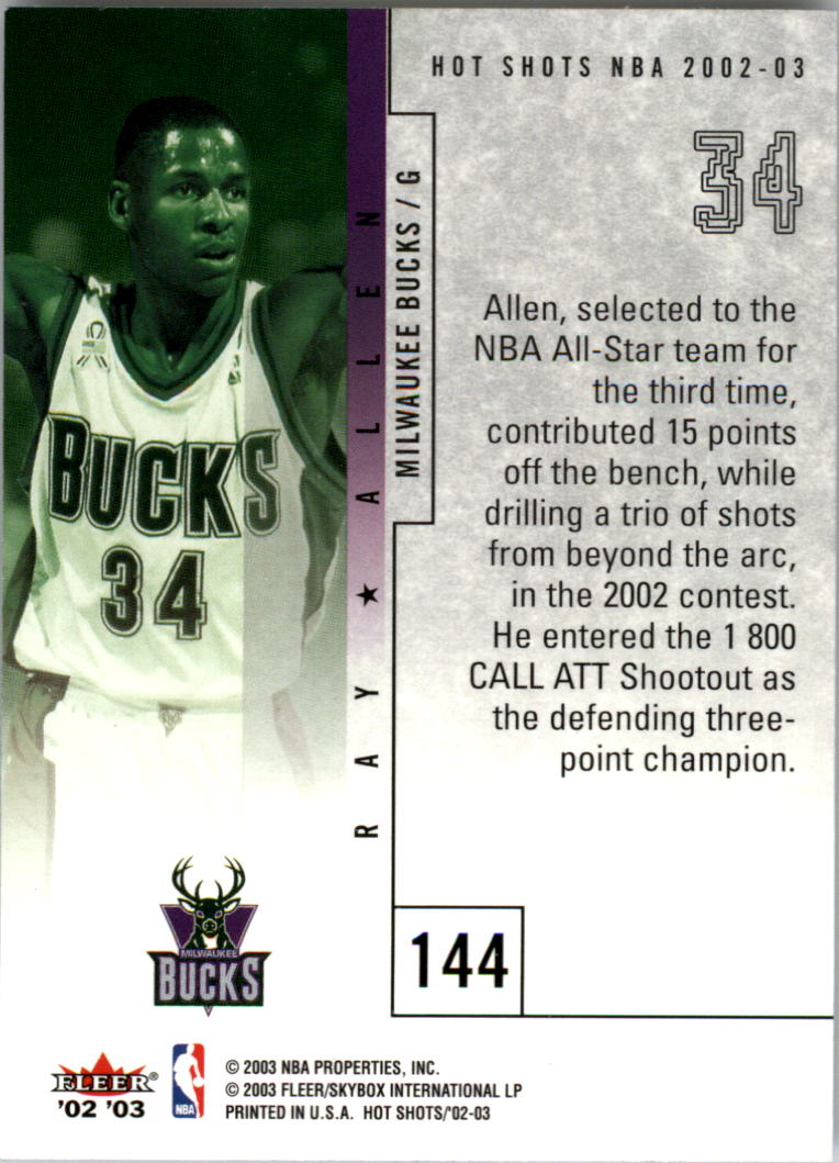 2002/2003 Fleer Hot Shots Basketball - Picture 65 of 83
