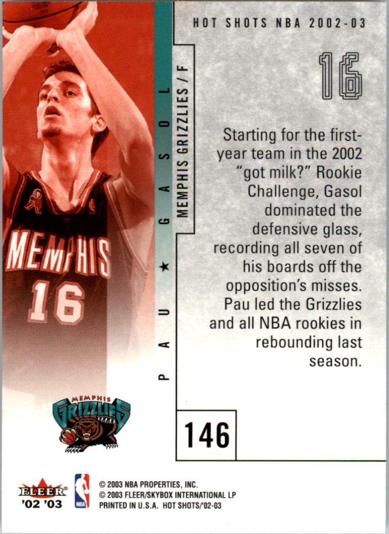 2002/2003 Fleer Hot Shots Basketball - Picture 67 of 83