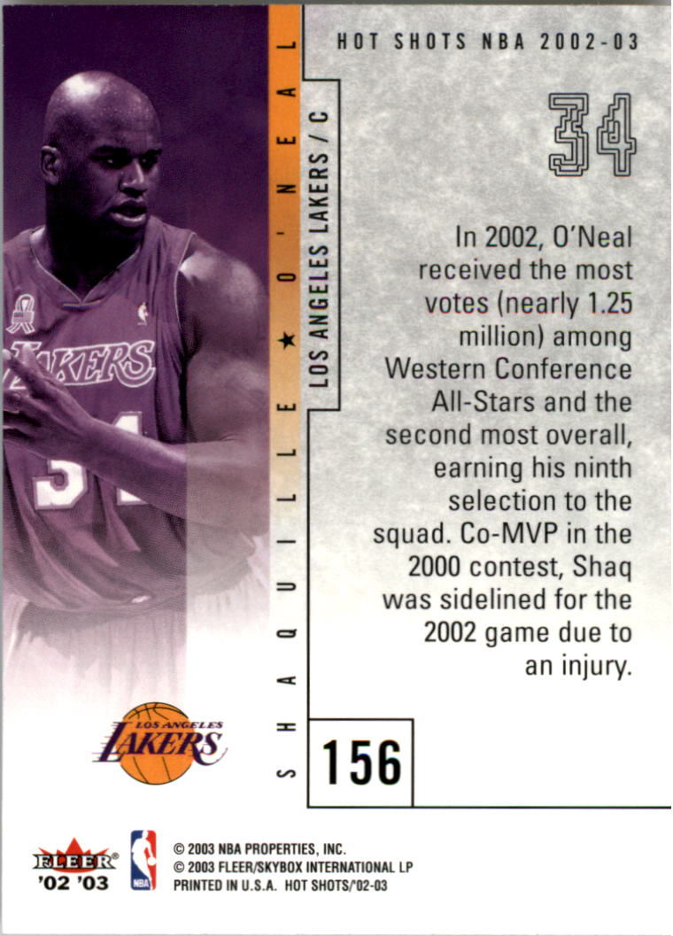 2002/2003 Fleer Hot Shots Basketball - Picture 75 of 83