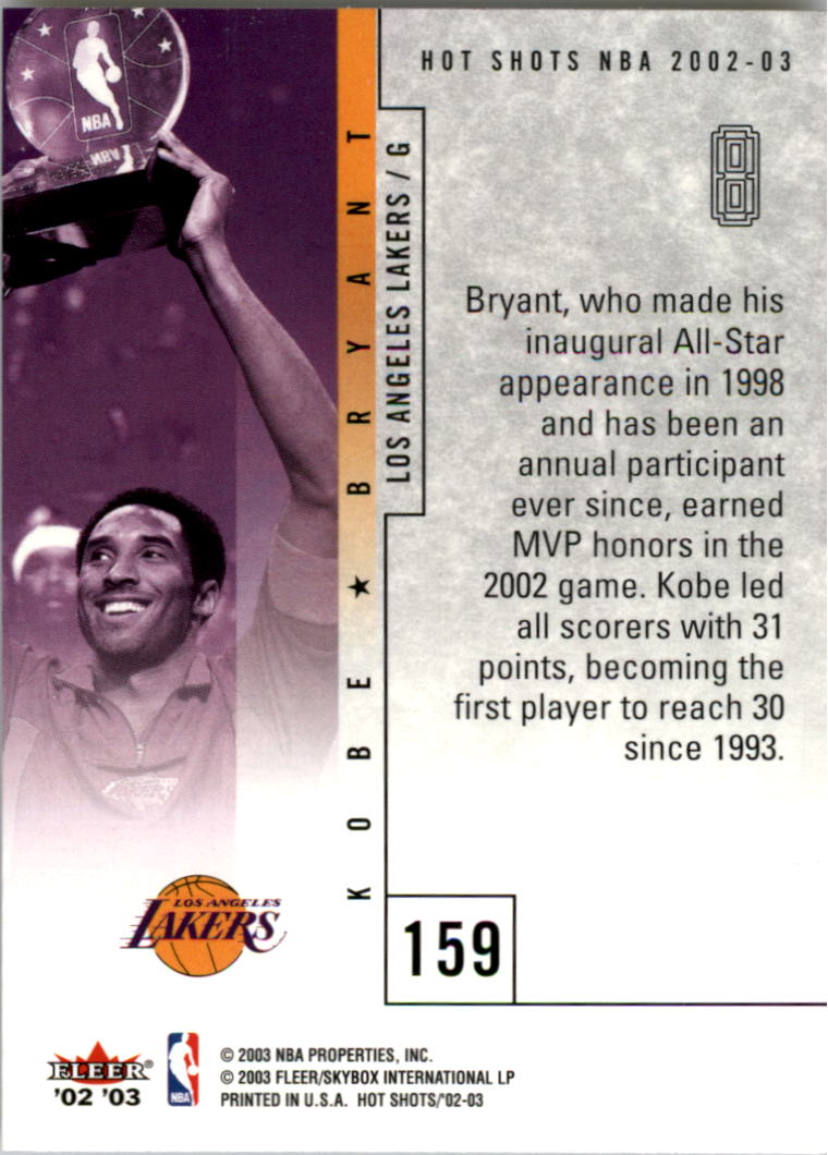 2002/2003 Fleer Hot Shots Basketball - Picture 77 of 83