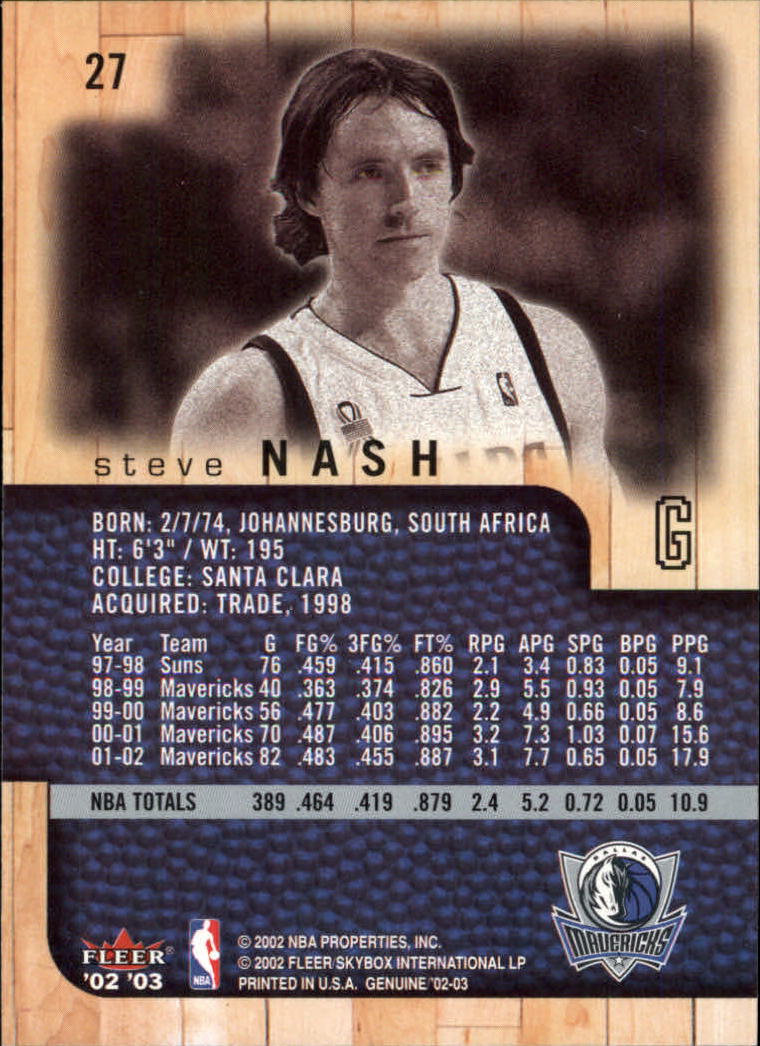 2002/2003 Fleer Genuine Basketball - Picture 7 of 43