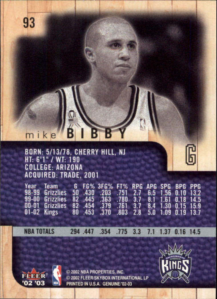 2002/2003 Fleer Genuine Basketball - Picture 29 of 43