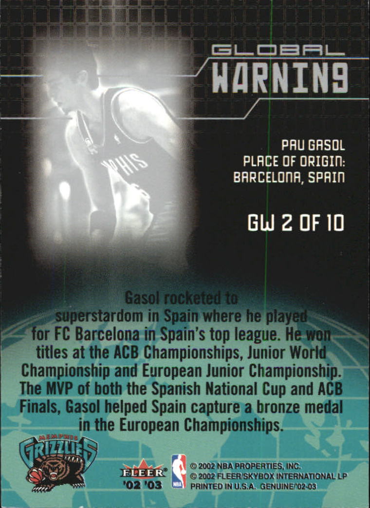 2002/2003 Fleer Genuine Basketball - Picture 37 of 43