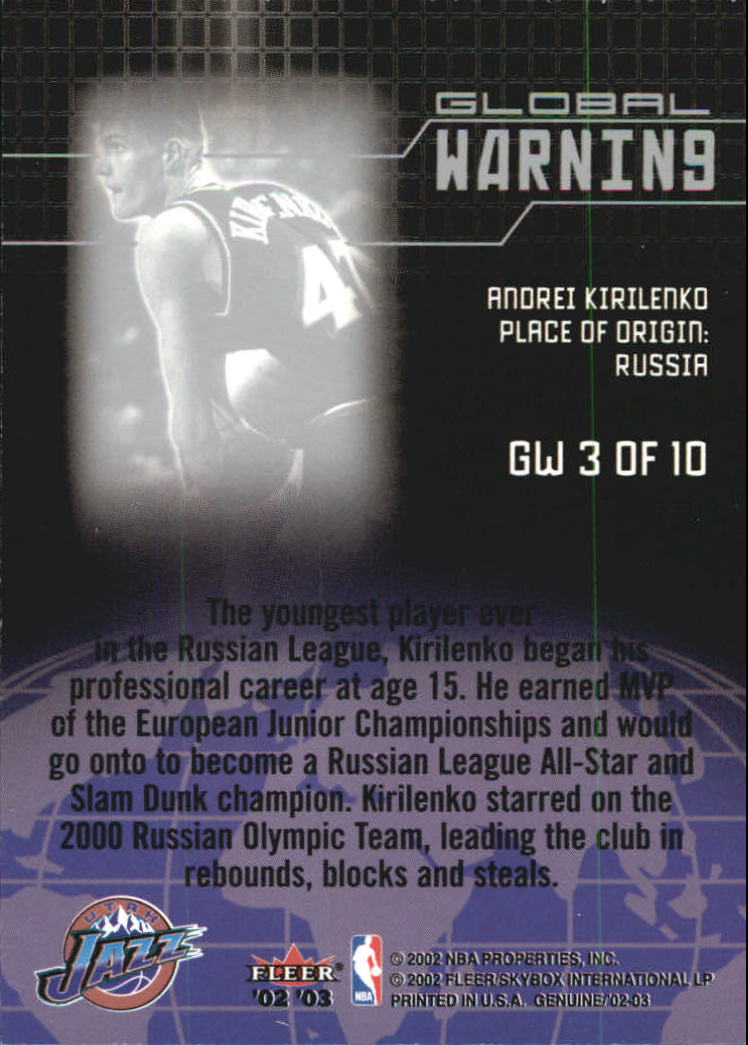 2002/2003 Fleer Genuine Basketball - Picture 39 of 43