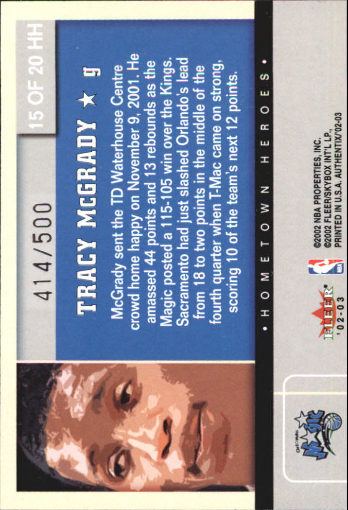 2002/2003 Fleer Authentix Basketball - Picture 67 of 68