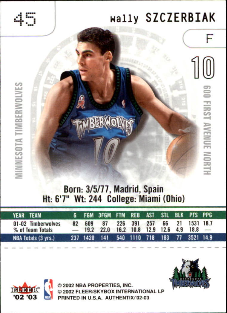 2002/2003 Fleer Authentix Basketball - Picture 15 of 68