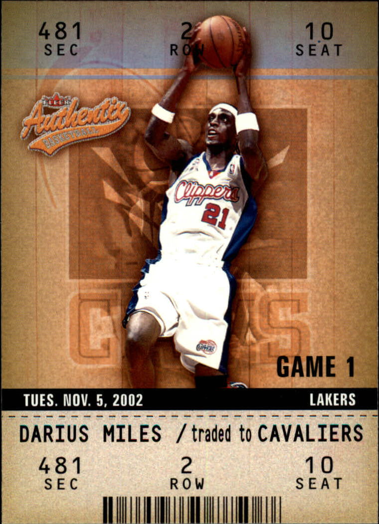 2002/2003 Fleer Authentix Basketball - Picture 18 of 68