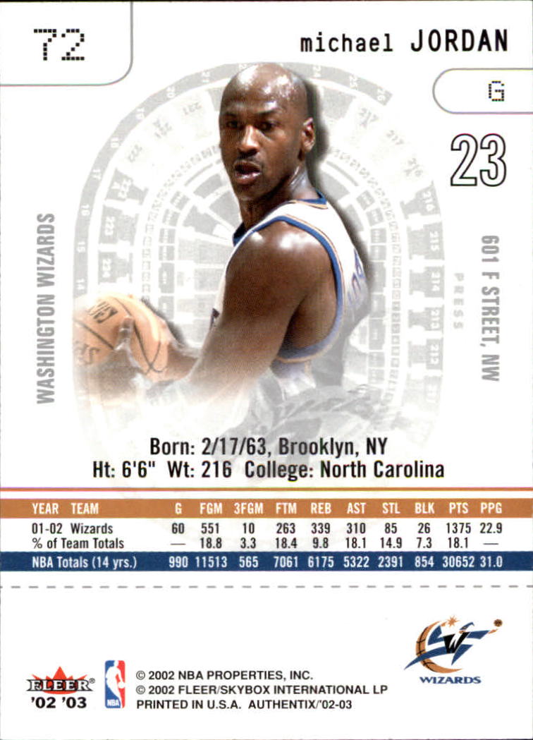 2002/2003 Fleer Authentix Basketball - Picture 31 of 68