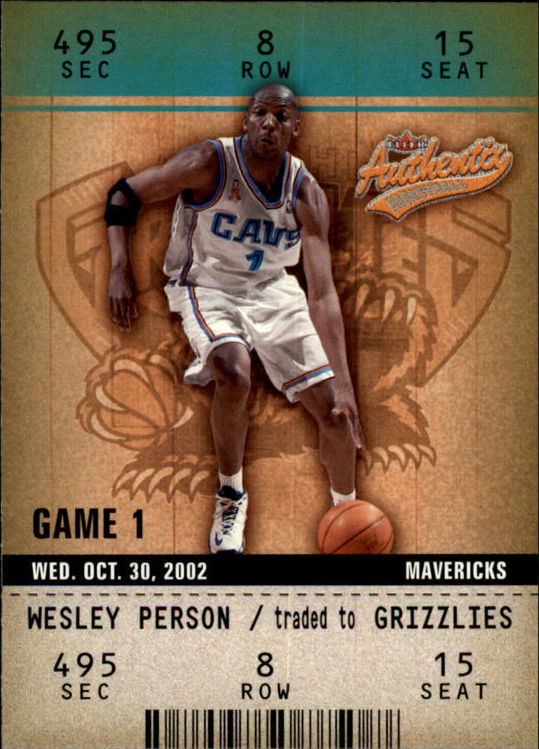 2002/2003 Fleer Authentix Basketball - Picture 32 of 68