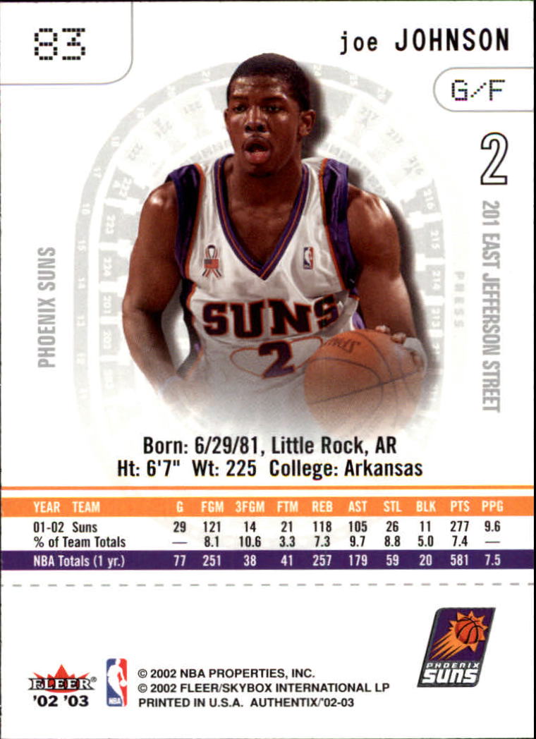 2002/2003 Fleer Authentix Basketball - Picture 35 of 68