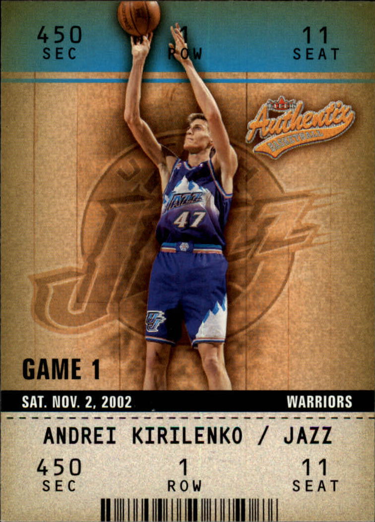 2002/2003 Fleer Authentix Basketball - Picture 44 of 68