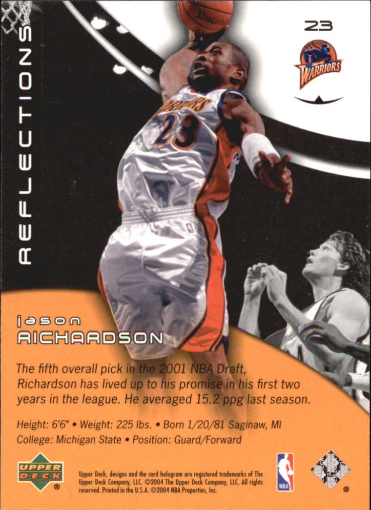 2003/2004 Triple Dimensions Reflections (Upper Deck) Basketball - Picture 41 of 207